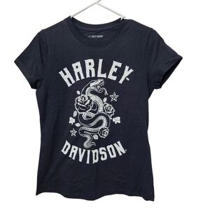 Harley-Davidson NWOT Black Graphic T-Shirt‎ Size Small